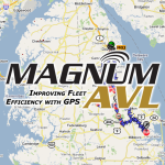 Magnum AVL Logo Map