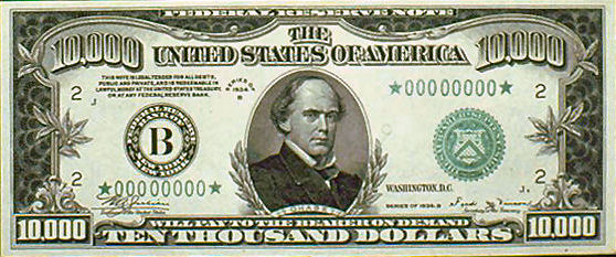 10000 dollar bill