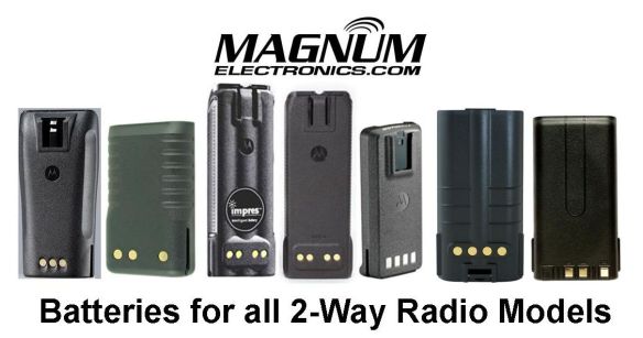 Magnum Electronics Supplies Batteries for All 2-Way Radio Models