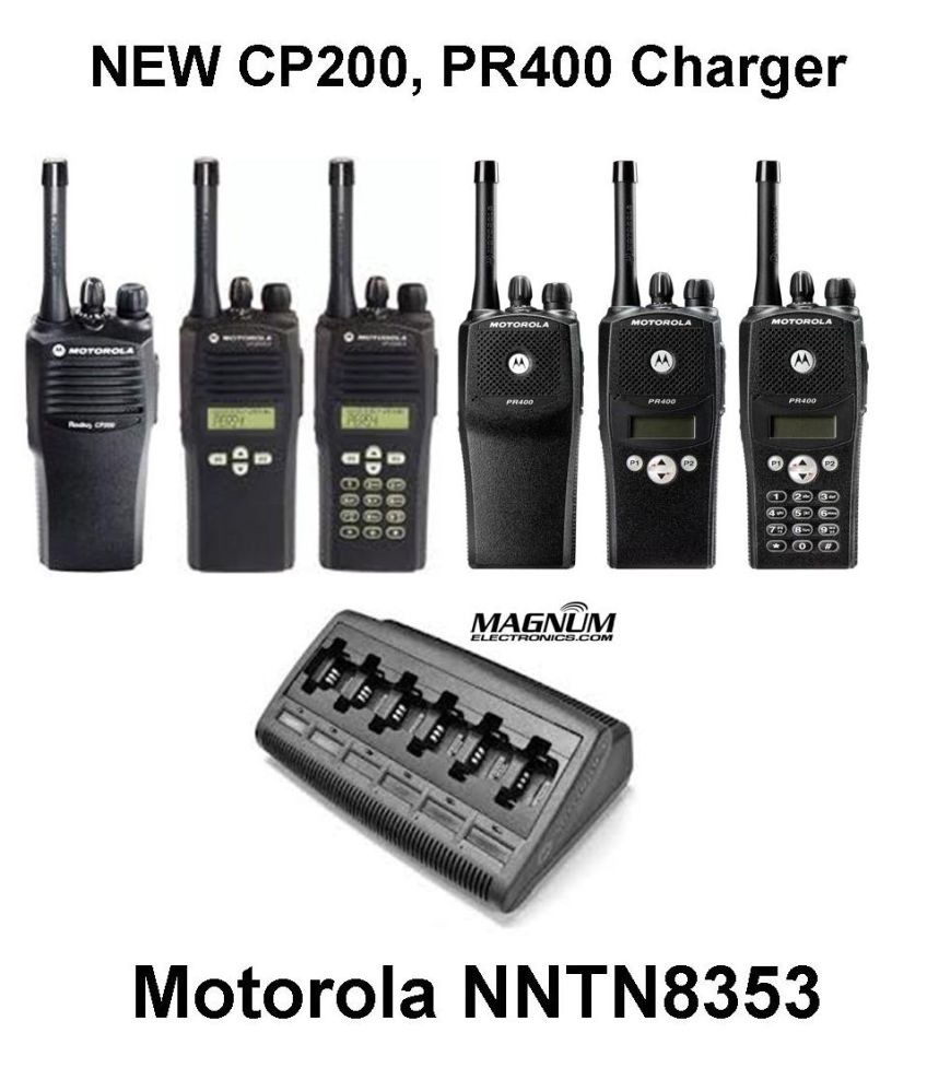 Motorola NNTN8353 CP200, PR400 Charger