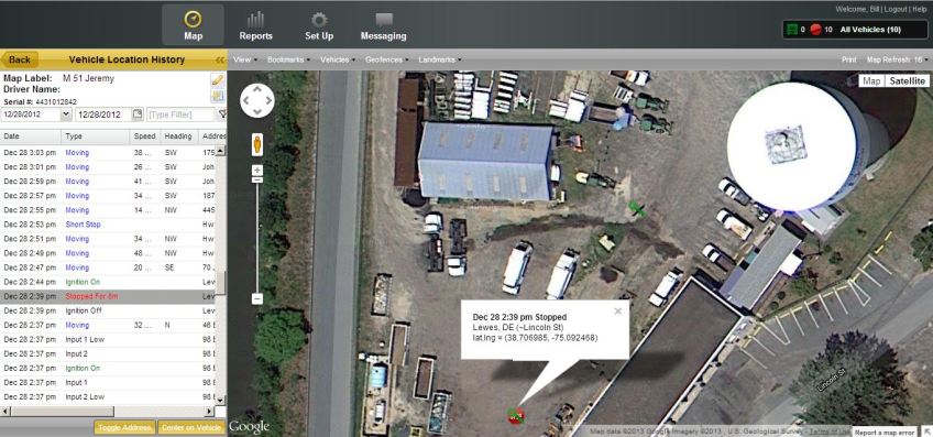 Magnum AVL Satellite View