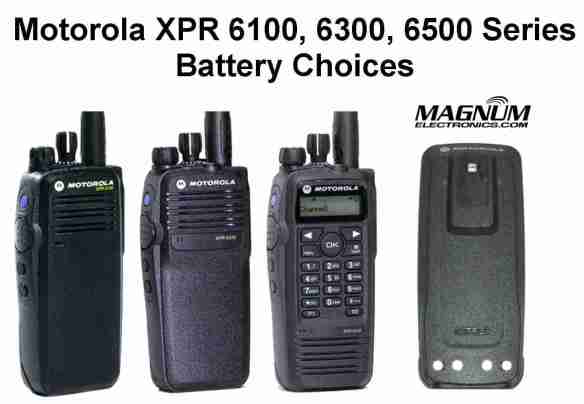 MOTOTRBO Radio Battery Choices