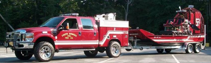 South Bowers Fire Rescue Airboat