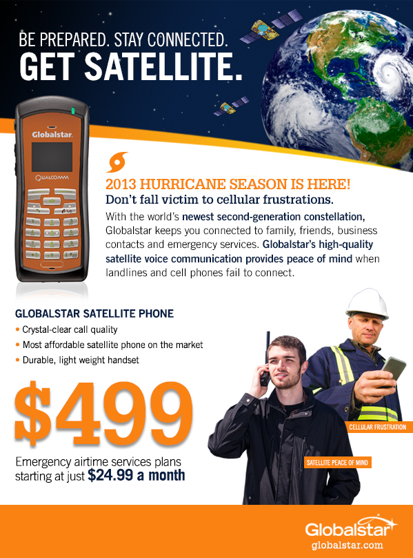 Hurricane Season is Here Get a Satellite Phone