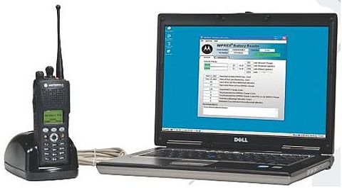 Motorola NNTN7392 IMPRES Reader with Laptop