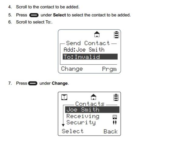 Steps 4-7 Add DTR Contacts Remotely