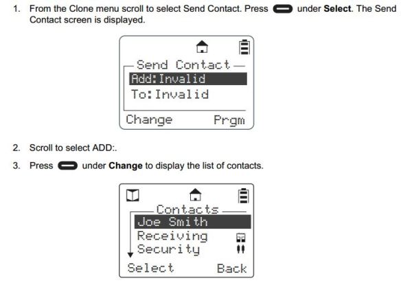 Steps 1-3 Adding DTR Contacts Remotely