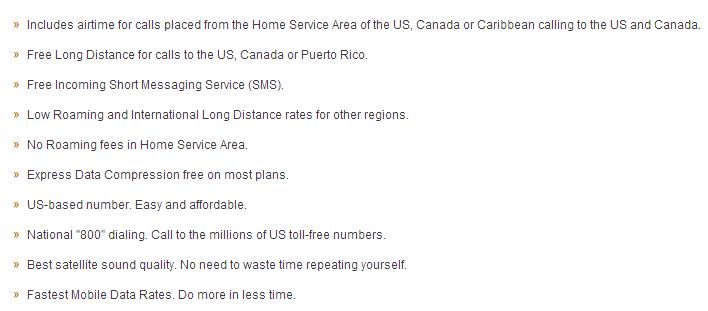 Globalstar Service Plan Details