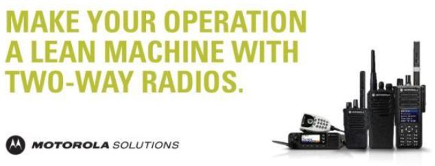 Make Your Operation a Lean Machine with 2-way Radios