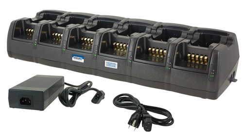 12 Slot Battery Charger with replaceable dual pods 