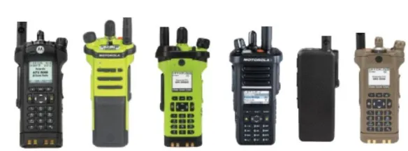 Public-safety P25 Radios with Bluetooth