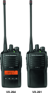 VX-261, VX-264 VHF and UHF Analog Radios