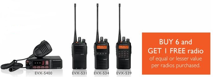 Buy 6 Digital Radios Get 1 Free