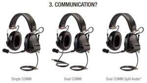 Single, Dual, or Split Audio Communications