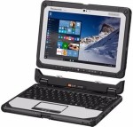 Rugged Tablet with keyboard handle