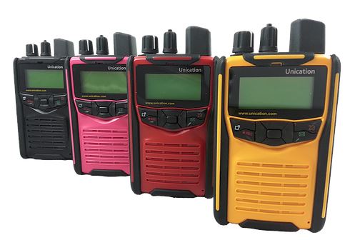 Yellow, Red, Pink, and Black Fire Pagers