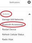 Actions Dropdown Menu